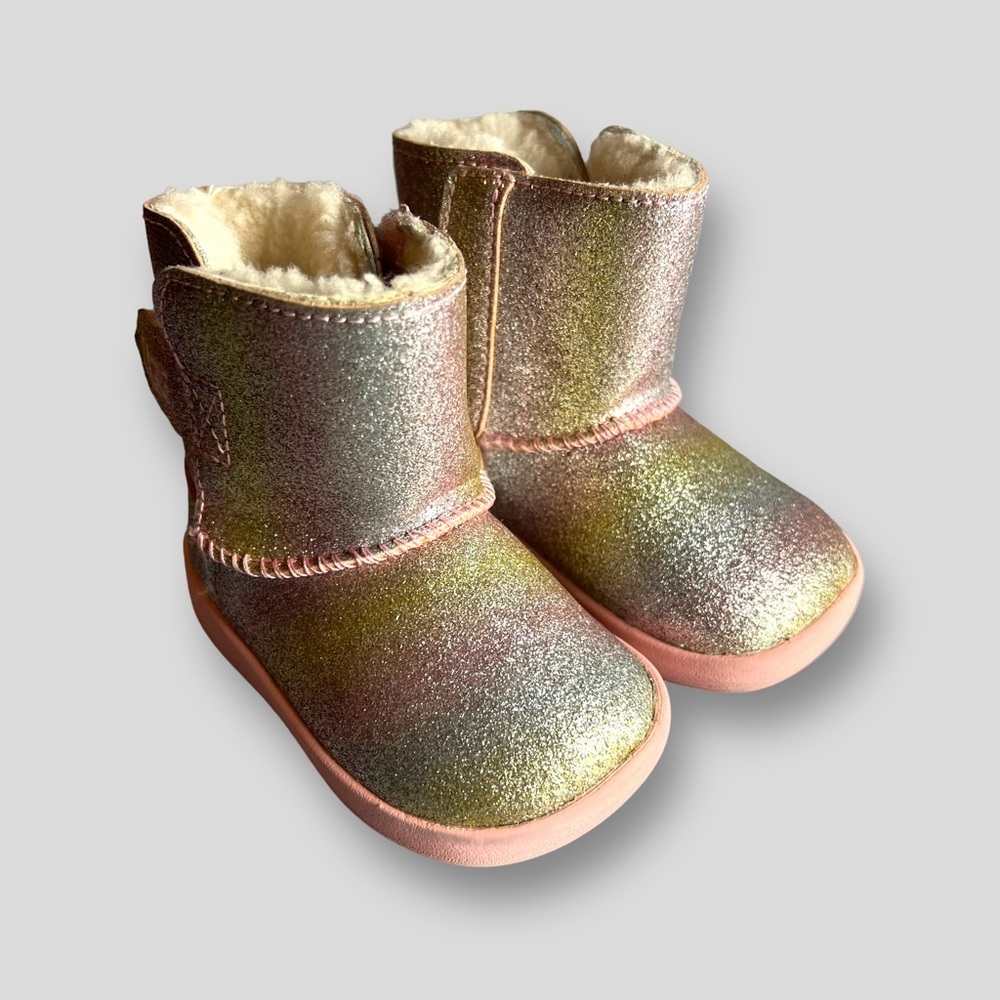 Ugg Keelan Glitter Boot Shoe Pink.